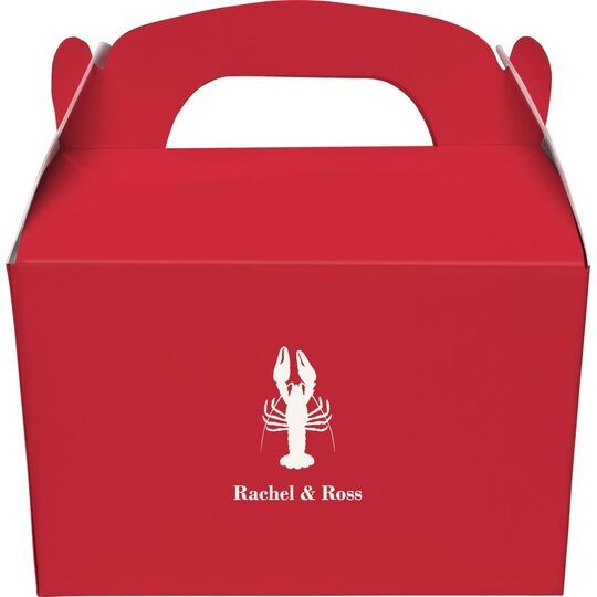 Maine Lobster Gable Favor Boxes
